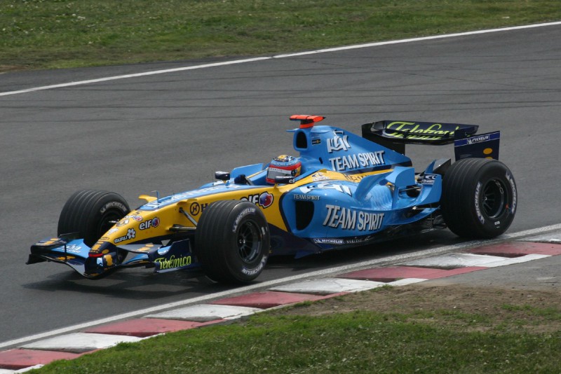 fot. Renault R25, Fernando Alonso