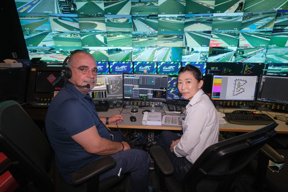    Eduardo Freitas i Janette Tan podczas pracy przy WEC (fot. FIA).