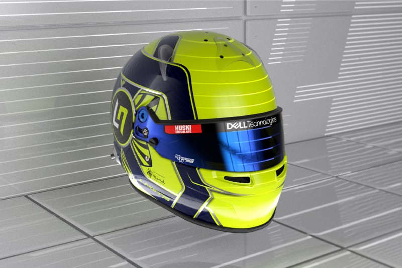 Kask Lando Norrisa na sezon 2021 Formuły 1