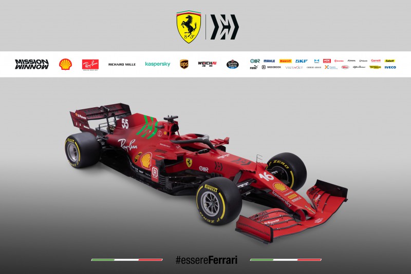 SF21 - bolid Ferrari na sezon 2021 Formuły 1