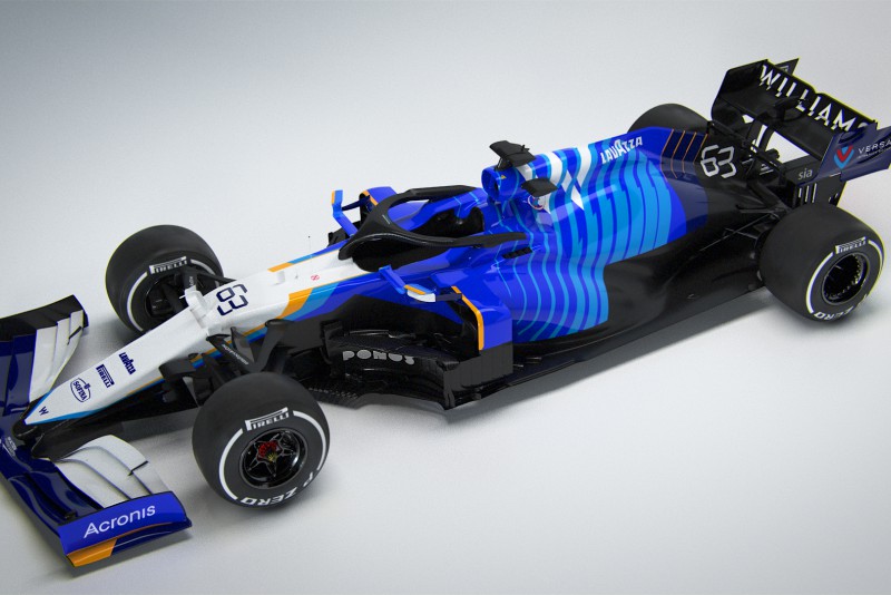 Williams FW43B na sezon 2021 Formuły 1
