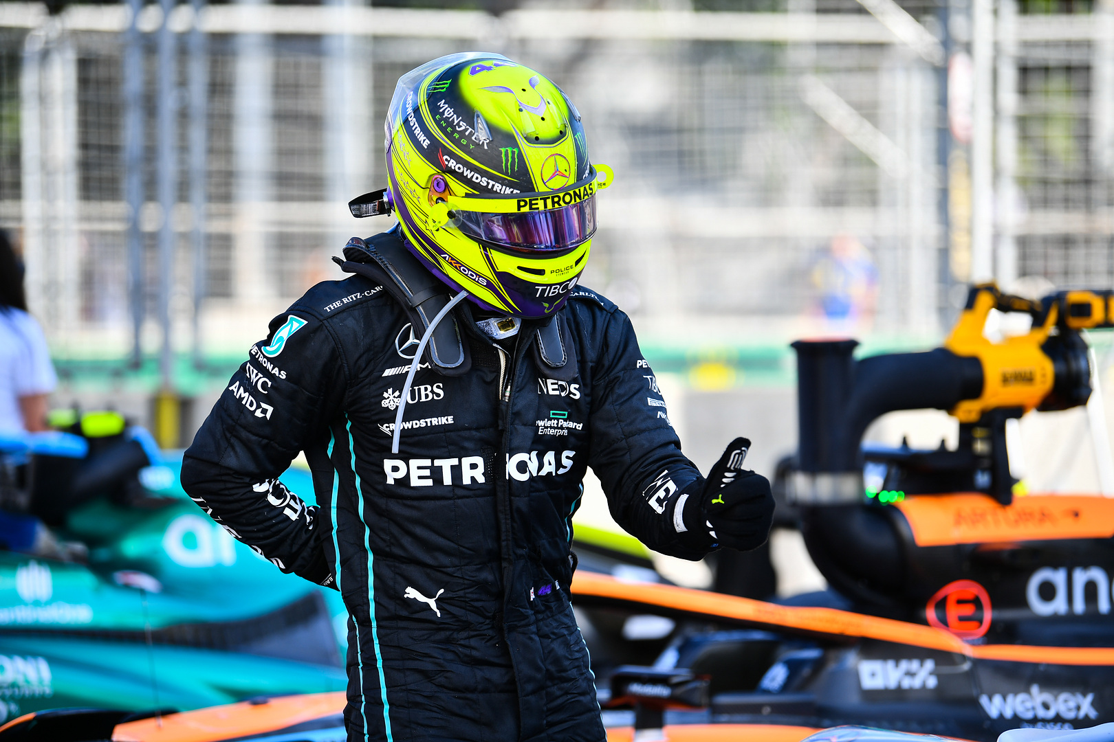 Hamilton obawiał się o swoje bezpieczeństwo w wyścigu w Baku