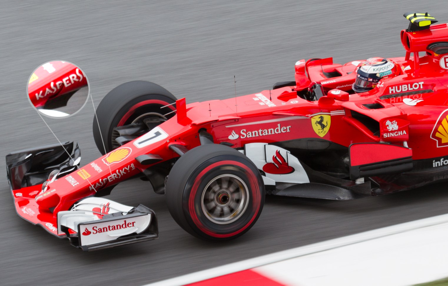 S-duct F1 Ferrari 2017