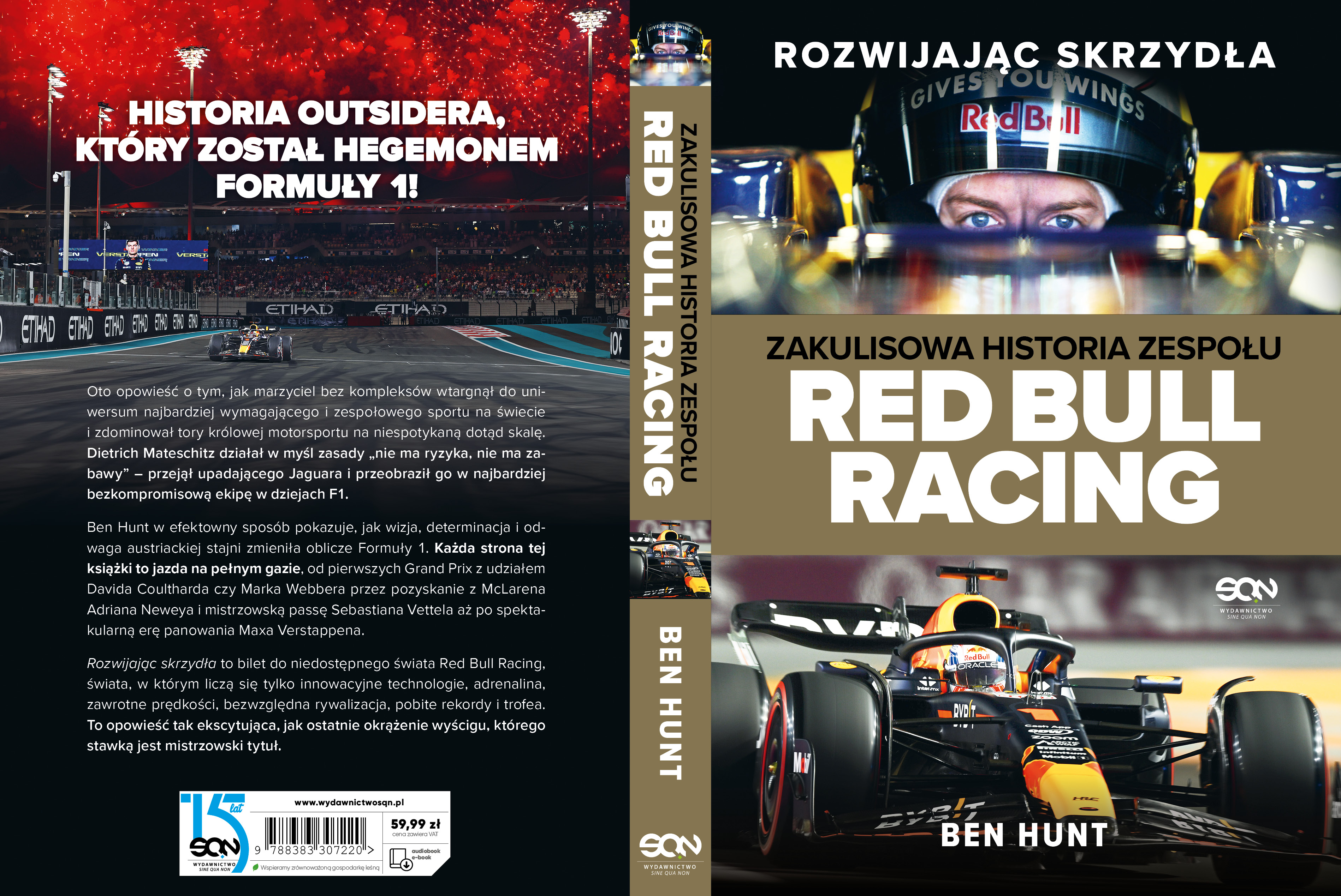 Oto opowieść o tym, jak marzyciel bez kompleksów wtargnął do uniwersum najbardziej wymagającego i zespołowego sportu na świecie i podbił tory królowej motorsportu na niespotykaną dotąd skalę. Dietrich Mateschitz działał w myśl zasady „nie ma ryzyka, nie ma zabawy” – przejął upadającego Jaguara i przeobraził go w najbardziej bezkompromisową ekipę w dziejach F1.