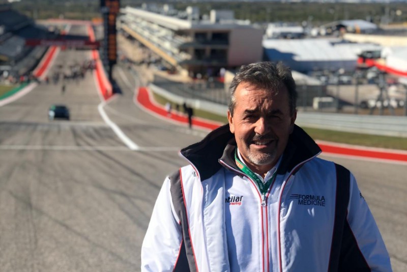 Dr Riccardo Ceccarelli podczas GP Stanów Zjednoczonych 2019
